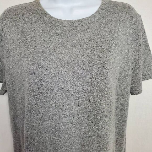 Old Navy Boyfriend Gray Short Sleeve Tee Size M - Picture 3 of 7